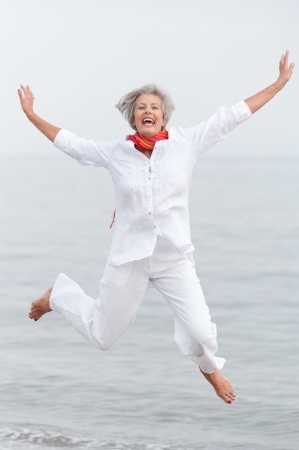10929395 - active and happy senior woman